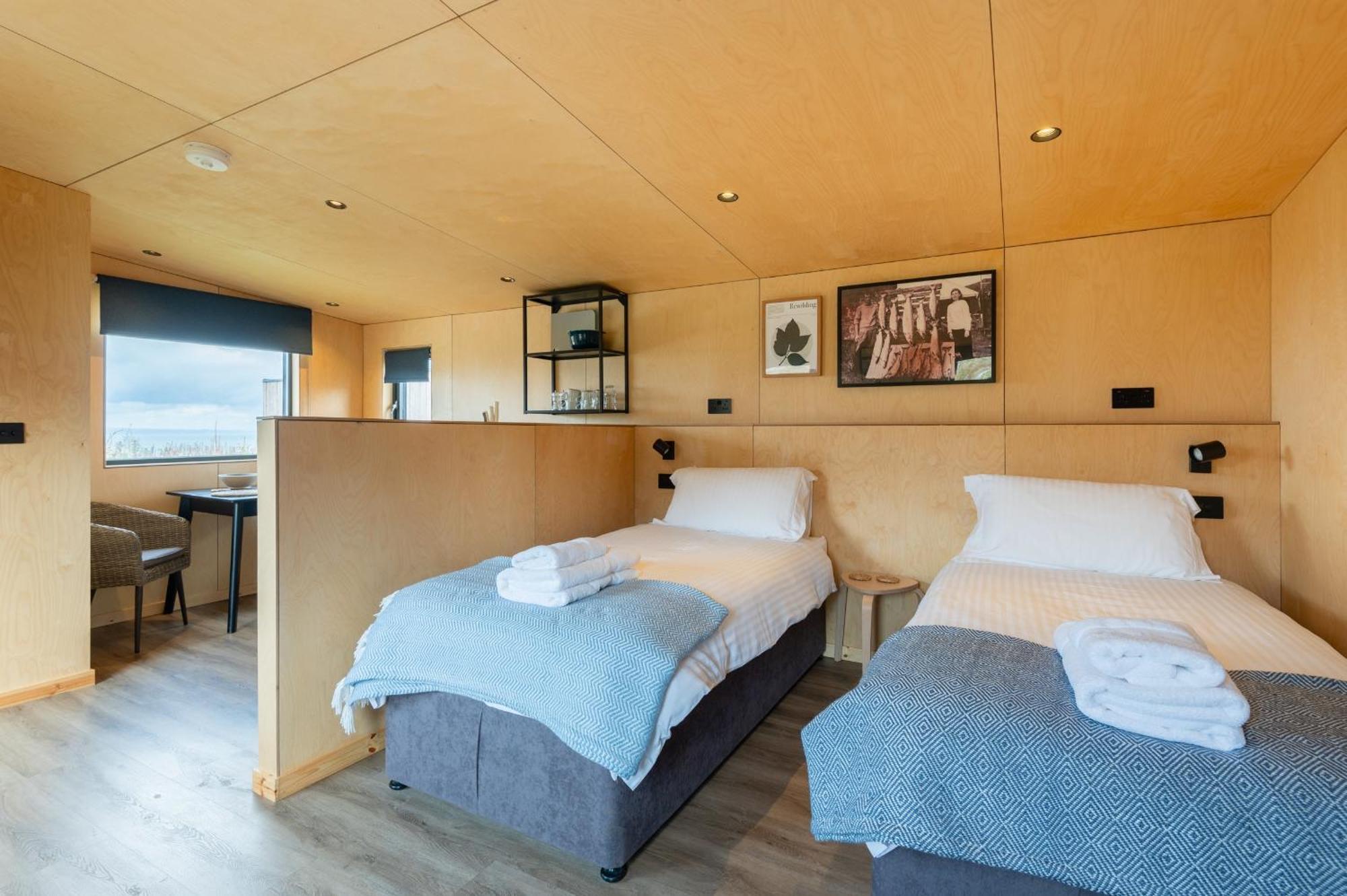 Rustic Cabins, Sea Views From Rewilded Farm With Highland Cows St Andrews Exterior foto
